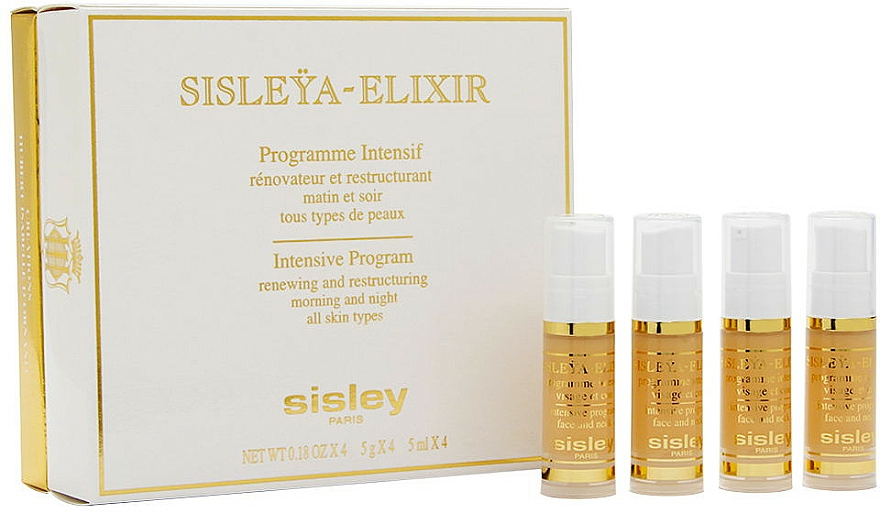 Regenerierende und strukturverbessernde 4-Wochen-Intensivkur für das Gesicht - Sisley Sisleya-Elixir Intensive Program — Bild N1