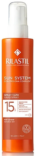 Sonnenschutzspray für den Körper - Rilastil Sun System Vapo Spray SPF15 — Bild N1