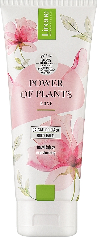 Feuchtigkeitsspendende Körperlotion - Lirene Power Of Plants Rose Body Lotion — Bild N1