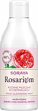 Gesichtsreinigungsmilch zum Abschminken mit Rosenwasser, Rosenextrakt und Allantoin - Soraya Rosarium Rose Cleansing Milk — Bild N1