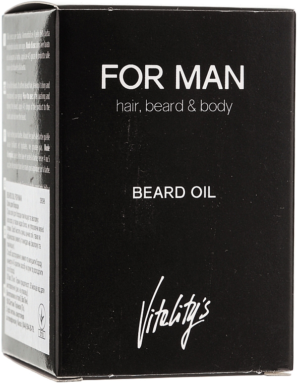 Trockenes Bartöl - Vitality's For Man Beard Oil — Bild N3