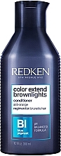 Haarspülung gegen Gelbstich - Redken Color Extend Brownlights Conditioner — Bild N1