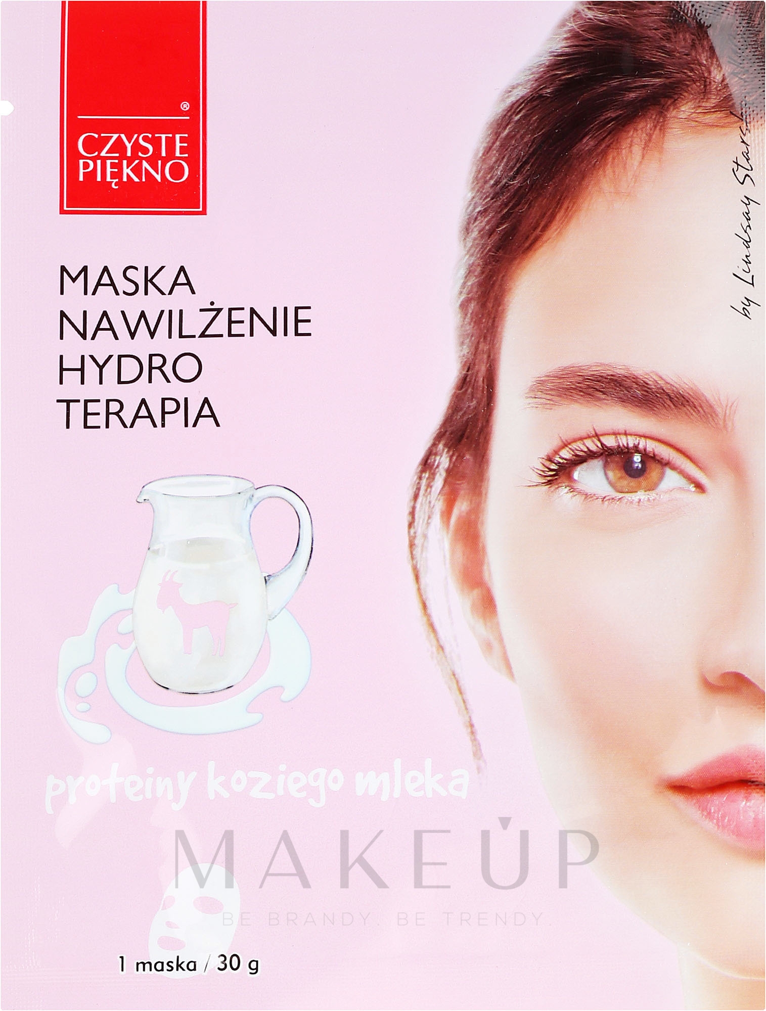 Feuchtigkeitsspendende Gesichtsmaske mit Ziegenmilch - Czyste Piekno Hydro Therapia Face Mask — Foto 30 g