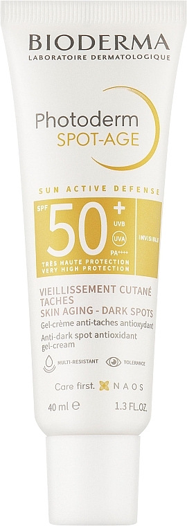 Sonnenschutzgel-Creme - Bioderma Photoderm Spot-Age Antioxidant Gel Creme — Bild N1