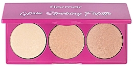 Düfte, Parfümerie und Kosmetik Konturpalette - Flormar Glam Strobing Palette