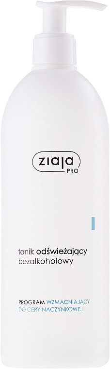 Erfrischendes Gesichtstonikum für empfindliche Haut mit erweiterten Kapillaren - Ziaja Pro Refreshing Tonic — Bild N1