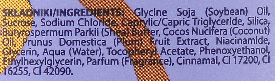 Regenerierendes Zucker-Peeling für den Körper mit Pflaume und Zimt - Farmona Tutti Frutti Plum And Cinnamon Body Sugar Scrub — Bild N2