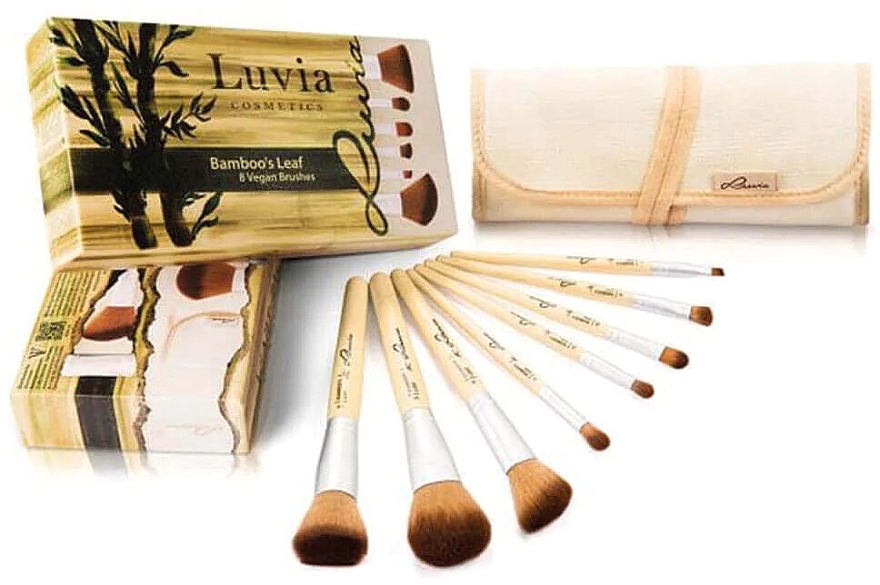 Make-up-Pinsel-Set 8-tlg. - Luvia Cosmetics Bamboo’s Leaf Brush Set — Bild N1