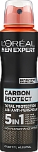 Düfte, Parfümerie und Kosmetik Deospray Antitranspirant Carbon Protect - L'Oreal Paris Men Expert