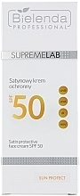 Düfte, Parfümerie und Kosmetik Satin-Schutzcreme für das Gesicht SPF 50 - Bielenda Professional Supremelab Satin Protective Face Cream SPF 50