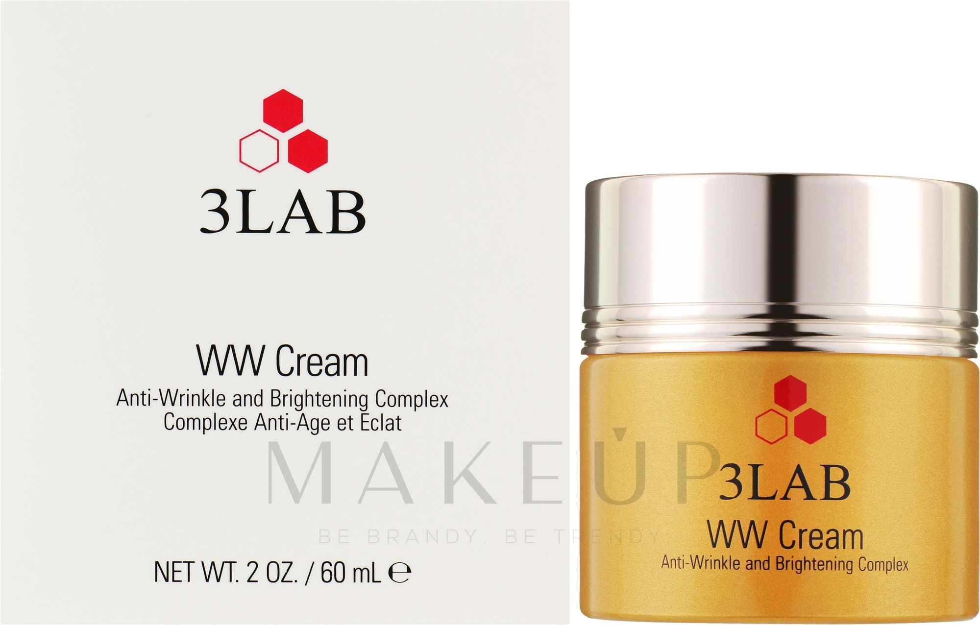 Aufhellende Anti-Falten Gesichtscreme mit Sheabutter - 3Lab WW Cream — Bild 60 ml