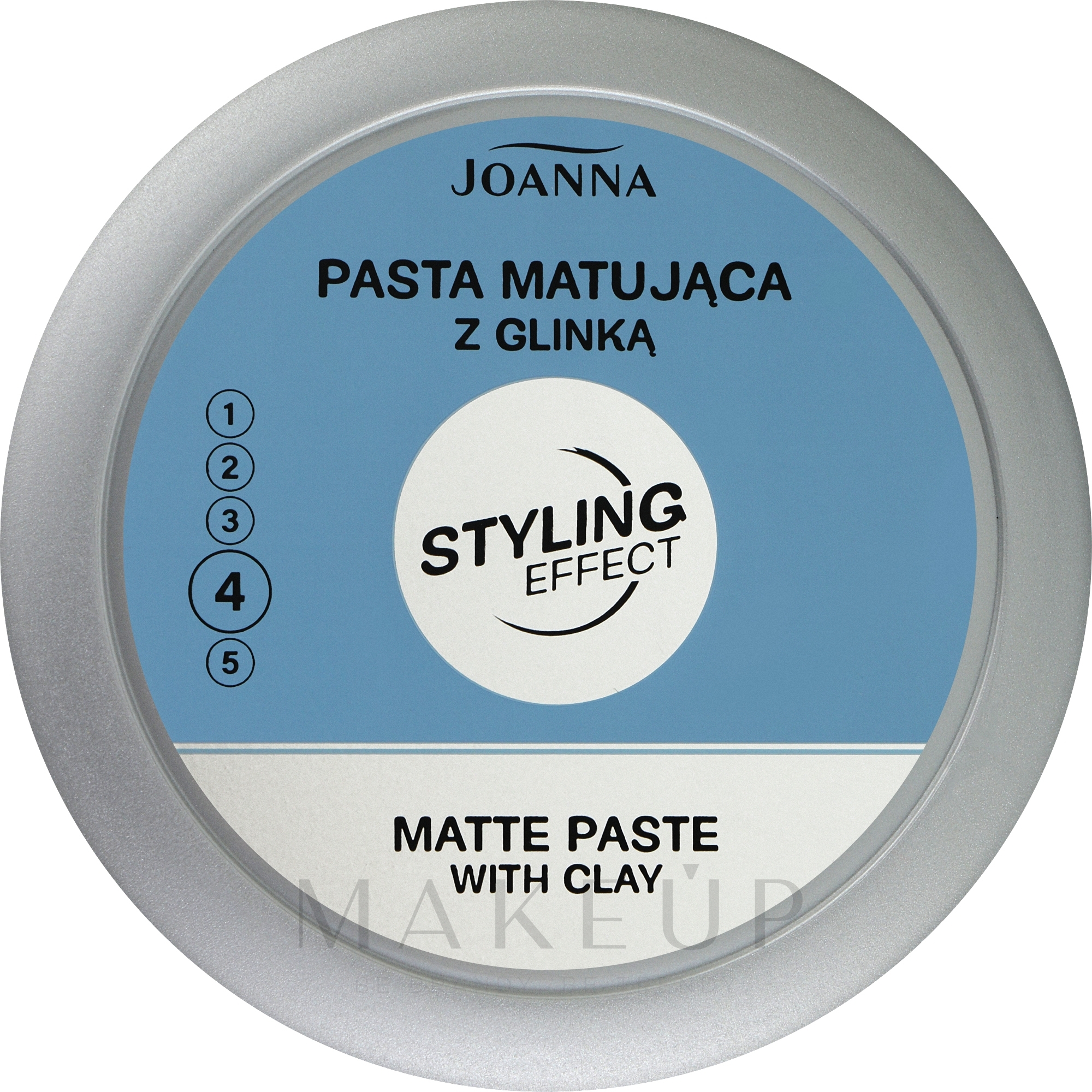 Modellierende und mattierende Haarstylingpaste mit Tonerde Starker Halt - Joanna Styling Effect Strong Hold and Matt Finish — Bild 100 g