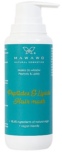 Haarmaske Peptide und Lipide - Mawawo Peptides & Lipids Hair Mask — Bild N1