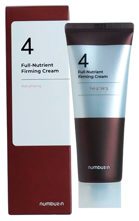 Straffende Gesichtscreme mit rotem Ginseng - Numbuzin No.4 Full-Nutrient Firming Cream — Bild N1