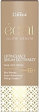 Gesichtsserum mit Schneckenschleim, Hyaluronsäure und Lifting-Komplex - L'biotica Eclat Glow Serum Lifting Face Serum — Bild N4