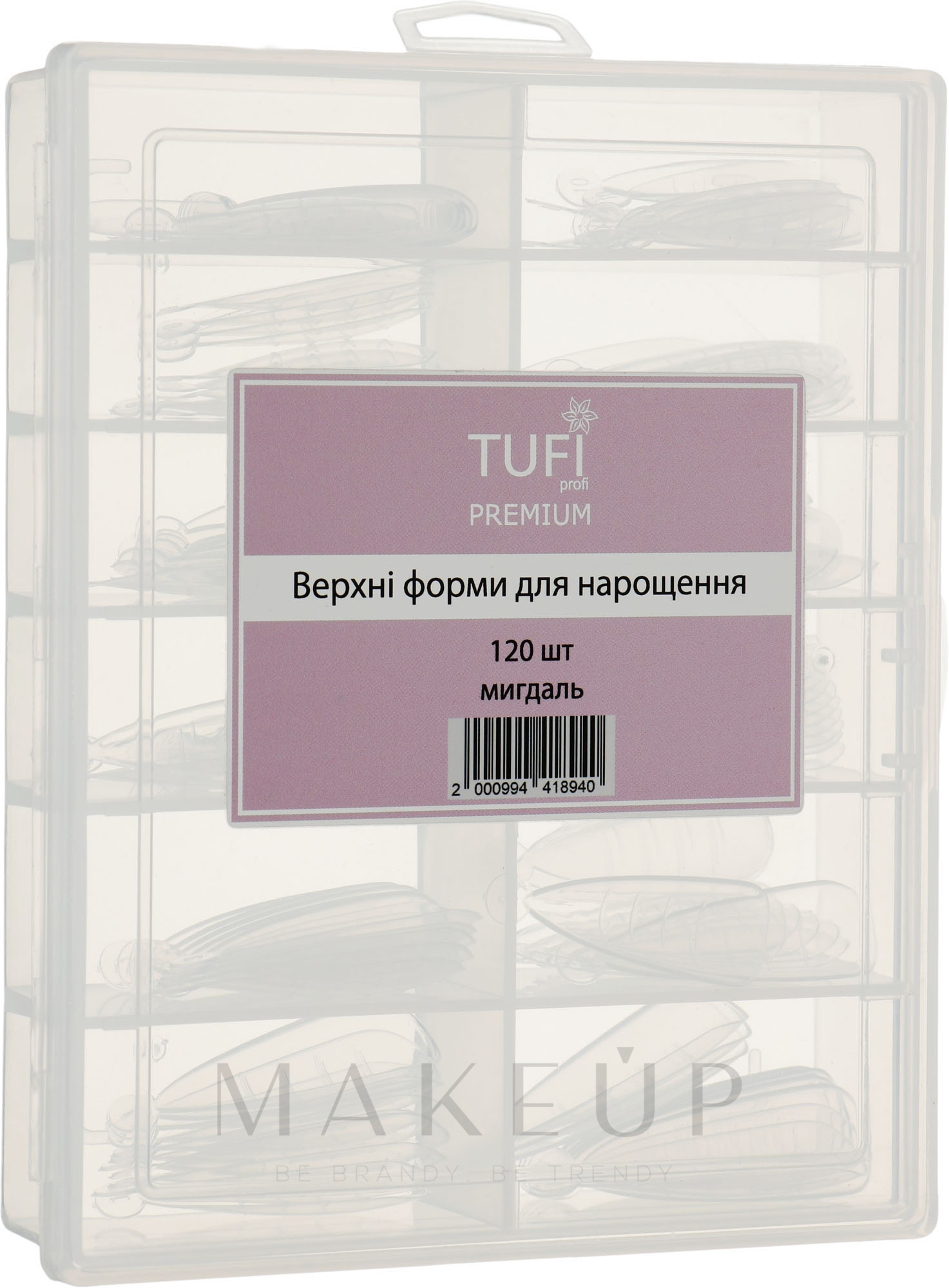 Nagelformen für Verlängerungen 120 St. - Tufi Profi Premium — Bild 120 St.