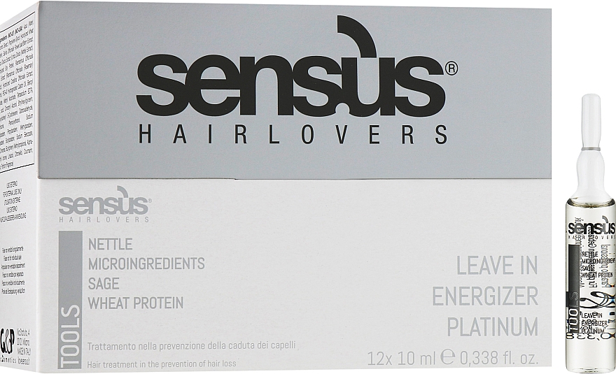 Ampullen gegen Haarausfall - Sensus Tools Leave-In Energizer Platinum — Bild N1