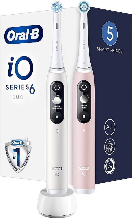 Zahnpflegeset - Oral-B iO Series 6 (Zahnbürste 2 St.) — Bild N1