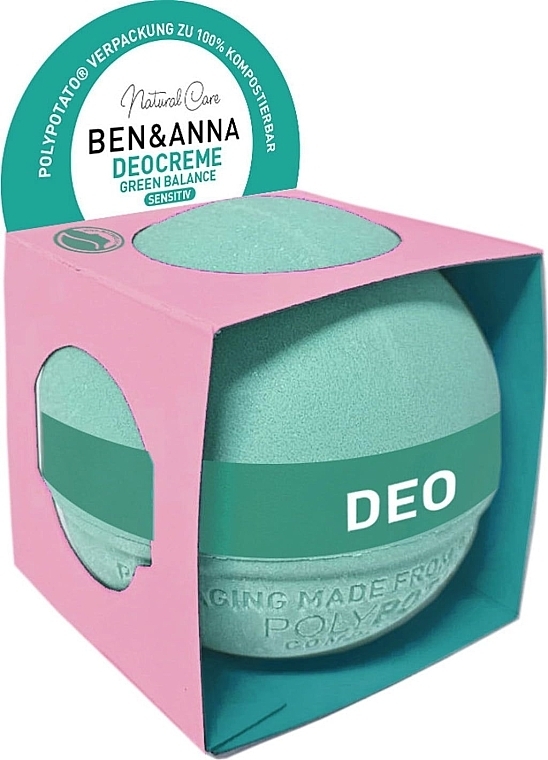 Natürliches Creme-Deodorant - Ben & Anna Cream Deodorant Green Balance  — Bild N1