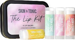 Düfte, Parfümerie und Kosmetik Set - Skin&Tonic The Lip Kit (lip/balm/4x4,3g)