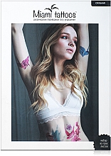 Düfte, Parfümerie und Kosmetik Bunte übertragbare Tattoos - Miami Tattoos Origami