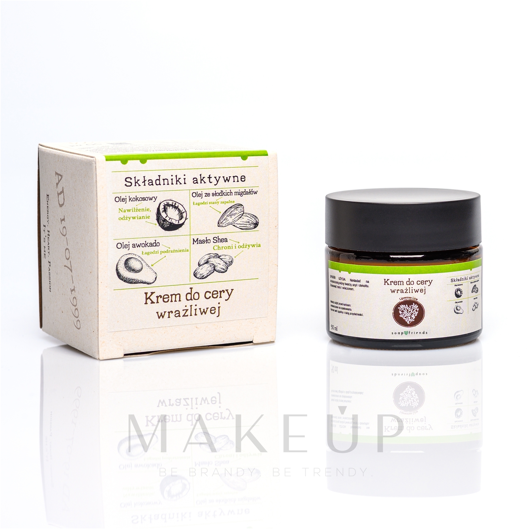 Gesichtscreme für empfindliche Haut - Soap&Friends  — Bild 50 ml