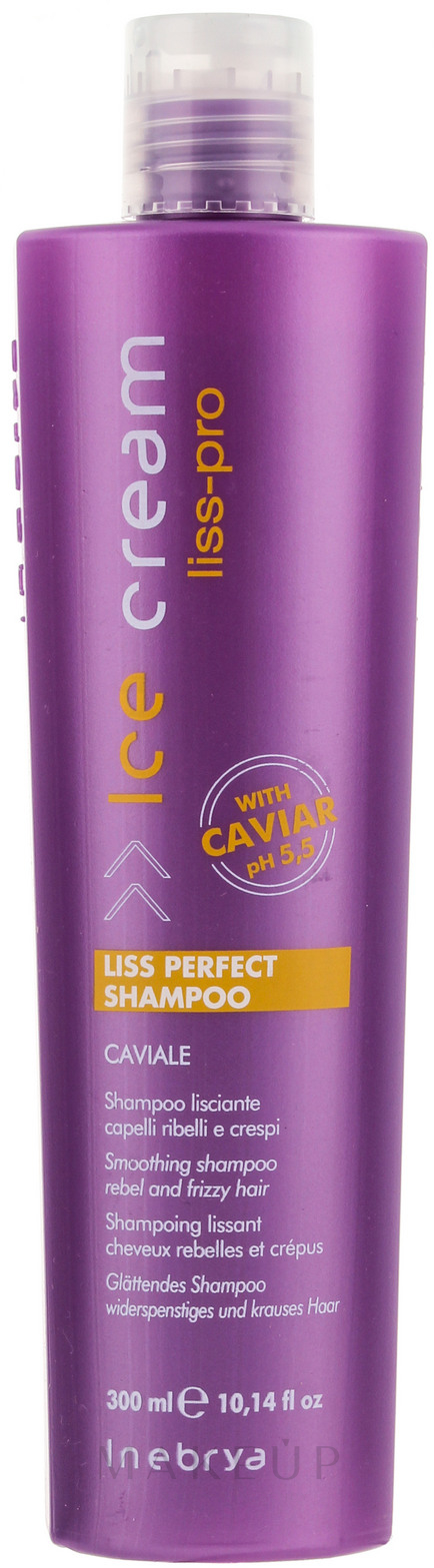 Glättendes Shampoo für widerspenstiges und krauses Haar - Inebrya Ice Cream Liss-Pro Liss Perfect Shampoo — Bild 300 ml