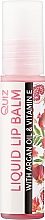 Lippenbalsam mit Arganöl und Vitamin E "Granat" - Quiz Cosmetics Liquid Lip Balm With Argan Oil & Vitamin E — Bild N1