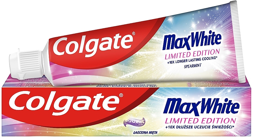 Aufhellende Haarpasta - Colgate Max White Limited Edition — Bild N2