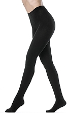 Strumpfhose für Damen Lucky Cotton 200 Den nero - Giulia — Bild N3