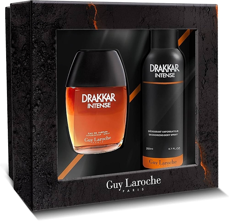 Guy Laroche Drakkar Noir Intense - Duftset (Eau de Toilette 100ml + Deospray 200ml) — Bild N1