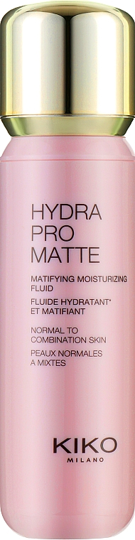 Mattierendes und feuchtigkeitsspendendes Gesichtsfluid mit Hyaluronsäure - Kiko Milano Hydra Pro Matte Moisturising Fluid — Bild N1