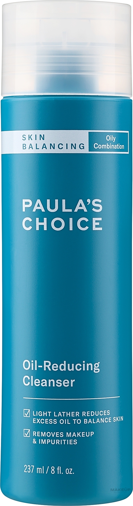 Gesichtsemulsion zur Regulierung der Talgproduktion - Paula's Choice Skin Balancing Oil Reducing Cleanser  — Bild 237 ml