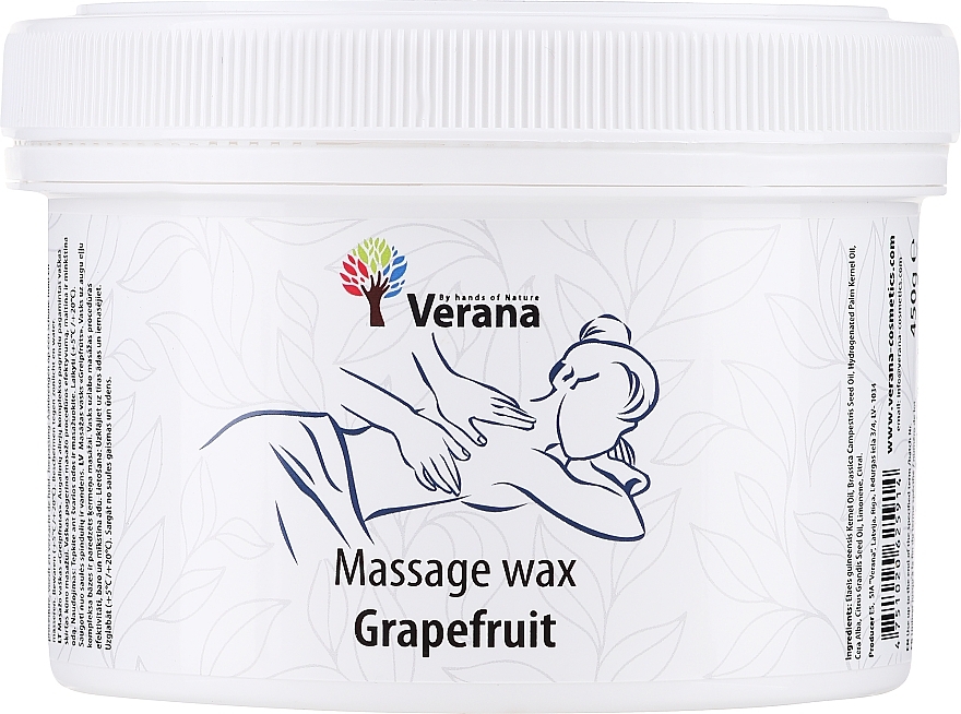 Massagewachs Grapefruit - Verana Massage Wax Grapefruit  — Bild N4
