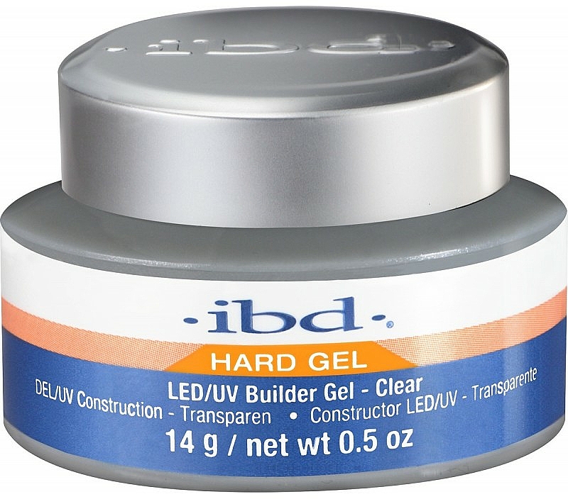 LED/UV Aufbaugel transparent - IBD LED/UV Builder Clear Gel — Bild N2