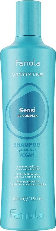Beruhigendes Shampoo für empfindliche Kopfhaut - Fanola Vitamins Delicate Sensitive Shampoo — Bild N1