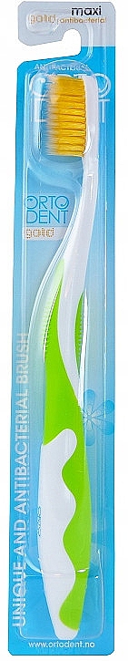 Zahnbürste grün - Orto-Dent Gold Maxi Toothbrush — Bild N1