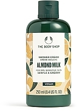 Creme-Duschgel - The Body Shop Vegan Almond Milk Gentle & Creamy Shower Cream — Bild N1