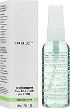 Erfrischendes Spray für Mischhaut und fettige Haut  - Inglot Refreshing Face Mist Combination to Oily Skin — Bild N1