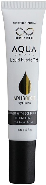 Augenbrauenfarbe - Infinity Hybrid Aqua Drops Liquid Hybrid Tint  — Bild N1