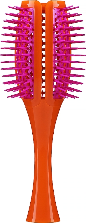 Haarbürste Tulpe orange-violett - Janeke Tulip Vented Brush Curvy — Bild N2