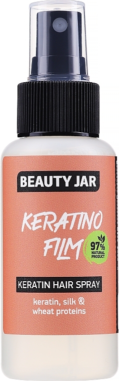 Festigendes Haarspray mit Keratin und Weizenproteinen - Beauty Jar Keratino Film Keratin Hair Spray — Bild N1