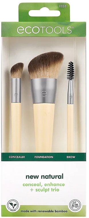 Make-up Pinselset - EcoTools Natural Conceal, Enhance, & Sculpt Trio — Bild N2