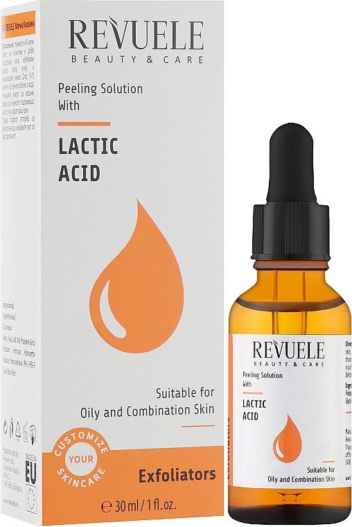 Gesichtsserum für fettige und Mischhaut mit Milchsäure - Revuele Peeling Solution Lactic Acid Serum — Bild N2