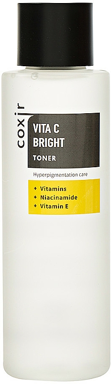 Gesichtstonikum gegen Hyperpigmentierung mit Vitaminen, Niacinamid und Vitamin E - Coxir Vita C Bright Toner