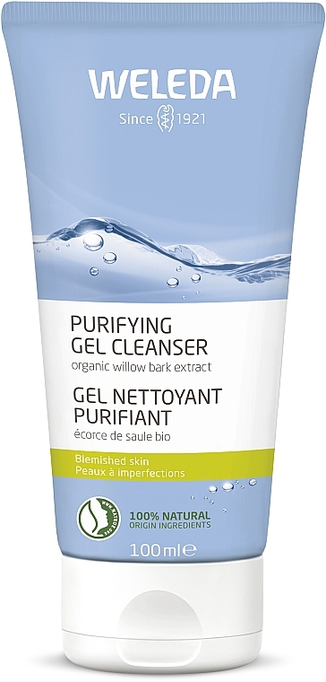 Klärendes Waschgel für unreine Haut mit Weidenrinde - Weleda Naturally Clear Purifying Gel Cleanser — Bild N1