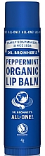 Düfte, Parfümerie und Kosmetik Schutzender, pflegender und feuchtigkeitsspendender Lippenbalsam mit Pfefferminze - Dr. Bronner’s Peppermint Lip Balm