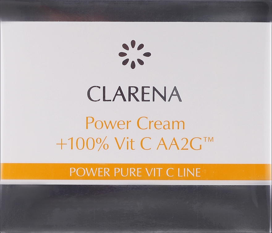 Gesichtscreme mit 100% Vitamin C und Seidenextrakt - Clarena Power Cream 100% Vit C Aa2g — Bild N2