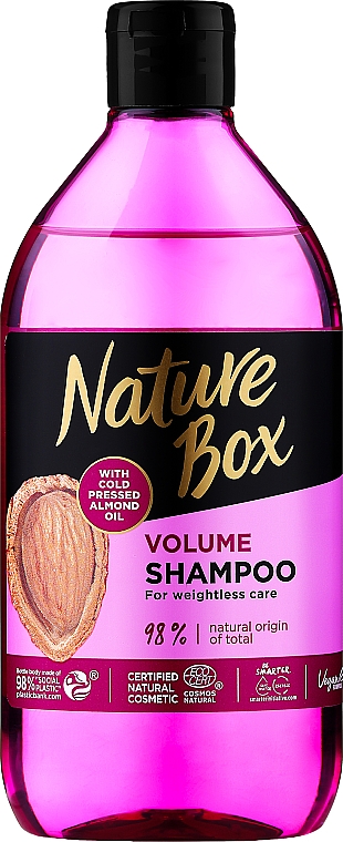 Shampoo mit kaltgepresstem Mandelöl - Nature Box Almond Oil Shampoo — Bild N1