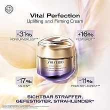 Straffende und festigende Anti-Aging Gesichtscreme gegen Falten und Pigmentflecken - Shiseido Vital Perfection Uplifting and Firming Cream — Bild N3